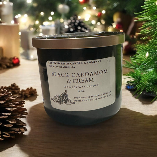 Black Cardamom & Cream 18oz